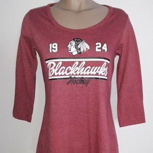 Chicago Blackhawks NHL Womens 3/4 Sleeve T-Shirt
